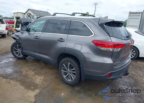 2019 Toyota Highlander Hybrid Xle from USA, damaged, VIN 5TDJGRFH7KS068183